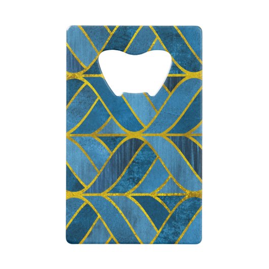 Motif Gold Blue Grunge (Devant)