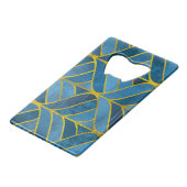 Motif Gold Blue Grunge (Devant Angle)