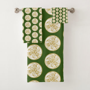 Motif Gold Celtic Dog Trio