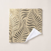 Motif Gold Leaf (Gant de toilette)