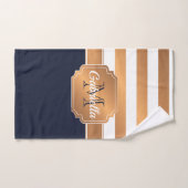 Motif Golden Stripes (Serviette à main)