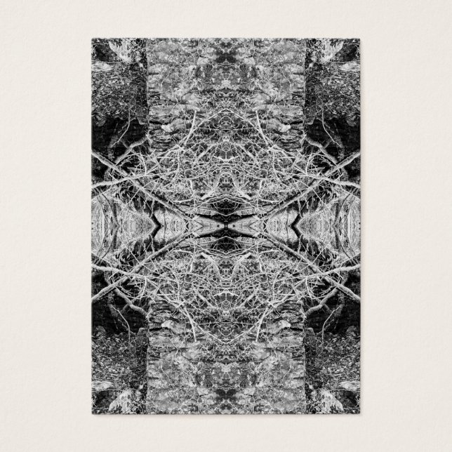 Motif gothique noir et blanc. (Devant)