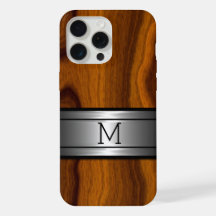 Motif grain de bois tendance moderne en métal pers