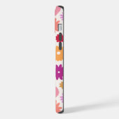 Motif grand format de fleurs colorées (Côté gauche)