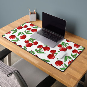 Motif graphique de cerises rouges partout