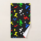 Motif graphique de jeu vidéo 8 bits Retro (Serviette à main)