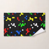 Motif graphique de jeu vidéo 8 bits Retro (Serviette à main)
