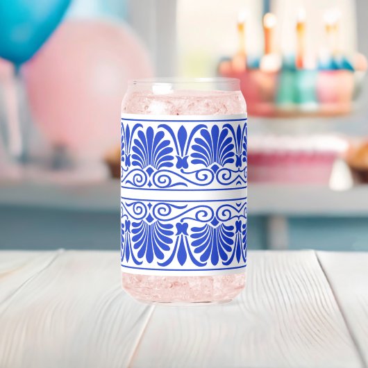 Motif grec méditerranéen bleu (Insitu (Baby Shower))