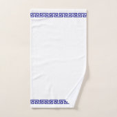 Motif grec minimaliste personnalisable (Serviette à main)