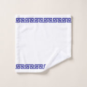 Motif grec minimaliste personnalisable (Gant de toilette)