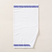Motif grec minimaliste personnalisable II (Serviette à main)