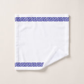 Motif grec minimaliste personnalisable II (Gant de toilette)