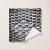 Motif gris Abstrait et élégant (Gant de toilette)