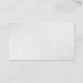 Motif gris Carte de visite de conseil minimal (Dos)