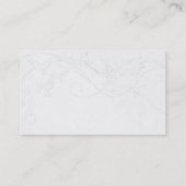 Motif gris Carte de visite de conseil minimal (Dos)