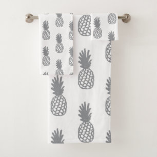Motif gris d'ananas