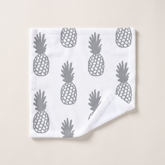 Motif gris d'ananas (Gant de toilette)