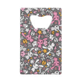motif gris de kawaii (Dos)