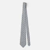 Motif Gris et Gold Star Cravate Hommes Classic Loo (Devant)