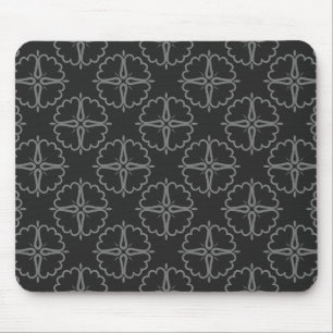motif gris sans couture sur tapis de souris