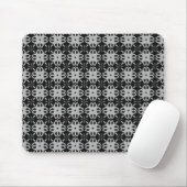 motif gris sans couture sur tapis de souris (Avec souris)