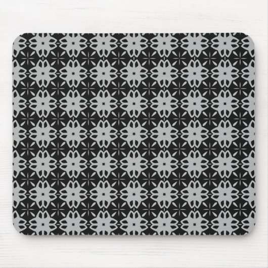 motif gris sans couture sur tapis de souris (Devant)