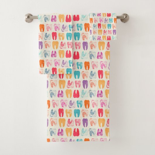 Motif grunge de dent (En situation)