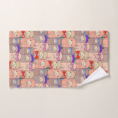 Motif habillé à la mode de lama (Serviette à main)