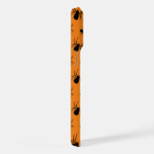 Motif Halloween araignées Noir et Orange (Côté droit)