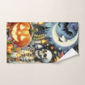 Motif Halloween Éffrayant (Serviette à main)