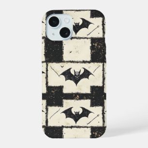 Motif Halloween Grunge Chauve-Souris Gothique