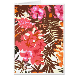 Motif hawaïen abstrait
