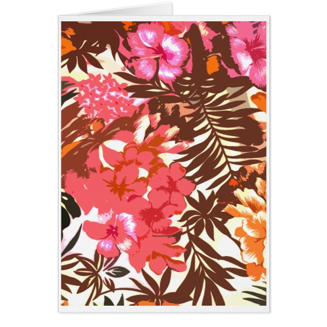 Motif hawaïen abstrait (Devant)