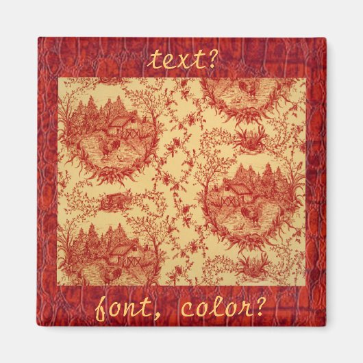 Motif Hen House Magnet (Devant)