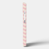 Motif Herringbone coque ipad rose pâle (Verso / Gauche)