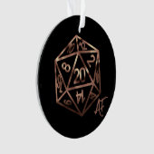 Motif Hologramme D20 | PnP Tabletop Gamer Dice (devant)