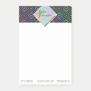 Motif Holographique symétrique - Notes Post-it®