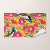 Motif Honeyeater à visage bleu (Serviette à main)