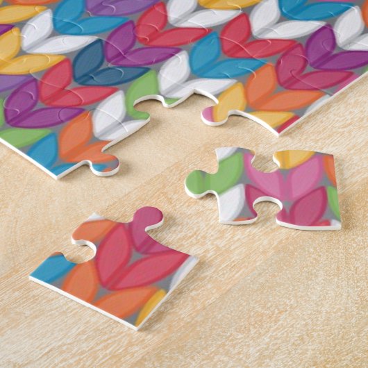 Motif horrible de tricot de puzzle (Côté)