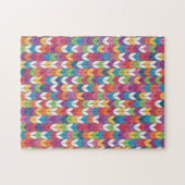 Motif horrible de tricot de puzzle (Horizontal)