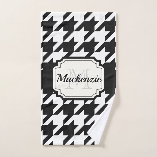 Motif Houndstooth (Serviette à main)