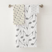 Motif Houndstooth Chic Musical Notes (En situation)