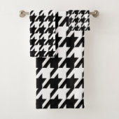 Motif Houndstooth noir et blanc (En situation)