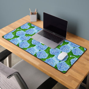 Motif hydrangée bleu