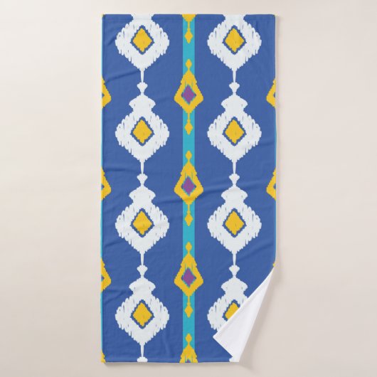 Motif Ikat sans soudure (Serviette de bain)