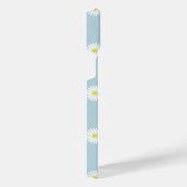 Motif illustratif sur bleu pâle (Côté droit)