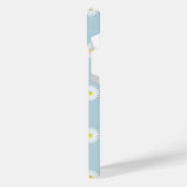 Motif illustratif sur bleu pâle (Côté gauche)