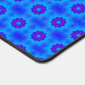 Motif imprimé africain bleu et violet (Coin)