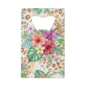 Motif imprimé léopard floral tropical (Dos)
