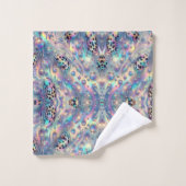 Motif imprimé léopard opale de luxe (Gant de toilette)